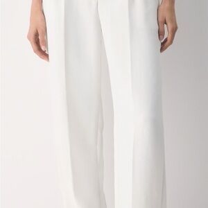 Aritzia Wilfred White Wide Leg Women's Pants